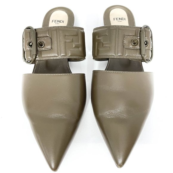 Fendi Sabot Mules- Size 40 - Picture 7 of 15